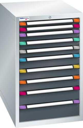 Thurmetall Ladekast met breedte van 605 mm, 10 lade(n)