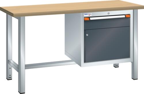 Thurmetall Werkbank, 1 lade, 1 kast, 1 legbord