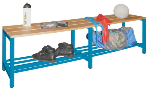 PAVOY Kleedkamerbank Basis met houten strips