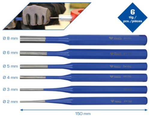 Pin punch set
