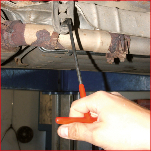 Speciaal uitlaathaakgereedschap voor profielrubbers