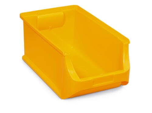 Zichtbak, geel, diepte 355 mm, polypropyleen