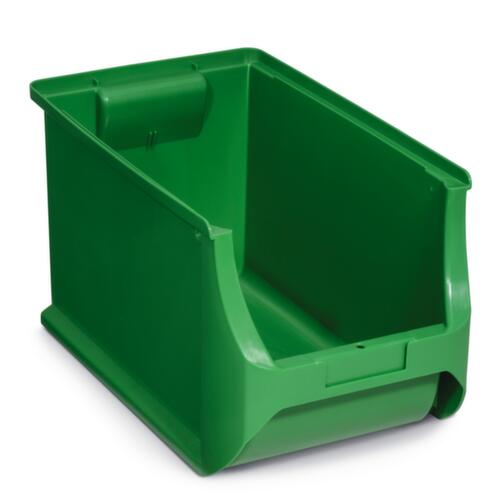 Zichtbak, groen, diepte 355 mm, polypropyleen