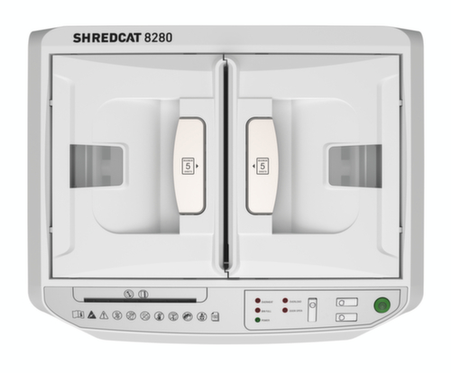 IDEAL Mobiele papiervernietiger SHREDCAT 8280 CC, partikels 4 x 10 mm