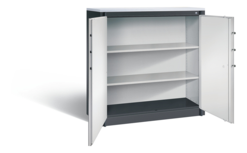 C+P Veiligheidskast voor op kantoor met houten afdekplaat