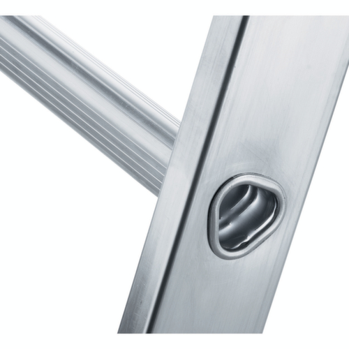 ZARGES Multifunctionele telescoopladder Skymaster DX, 3 x 8 driehoekige sporten