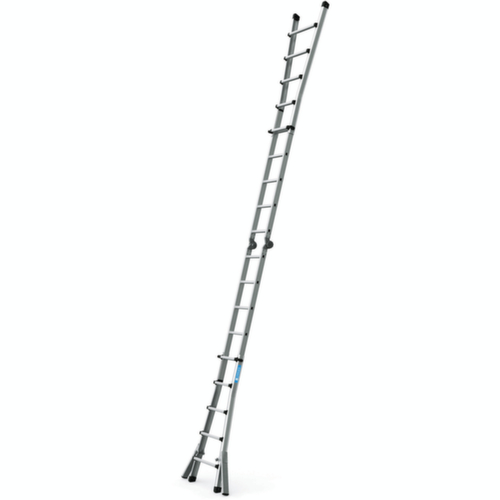 ZARGES Multifunctionele telescoopladder Variotec V, 4 x 5 sporten met antislipprofiel
