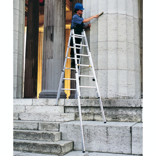 ZARGES Ladder voor op de trap, 2 x 8 sporten