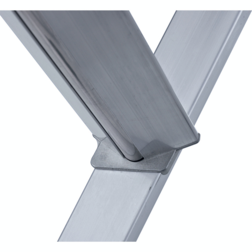 ZARGES Ladder Nova S eenzijdig te betreden, 6 trede(n) met traanplaatprofiel