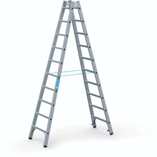 ZARGES Staande ladder met sporten in robuuste industriële uitvoering