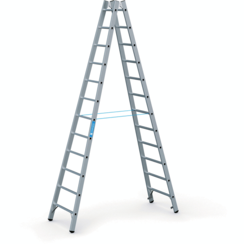 ZARGES Staande ladder met sporten in robuuste industriële uitvoering