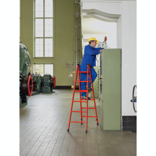 ZARGES Ladder met sporten van glasvezel