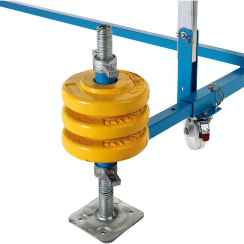 ZARGES Klapsteiger Variomaster T met in hoogte verstelbaar frame