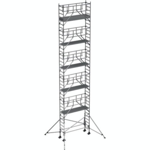 ZARGES Rolsteiger Z600 S-PLUS met lichtmetalen zijsteunen