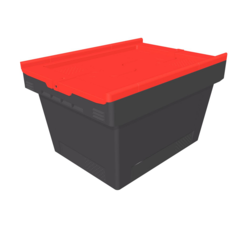 BITO milieuvriendelijke herbruikbare bakken MB Eco, inhoud 18 l, tweedelig klapdeksel