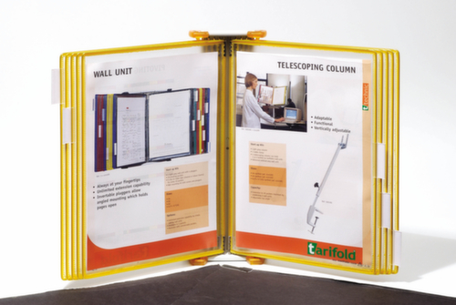 tarifold Wandsysteem voor displaypanelen Candy Line, met 10 zichtpanelen in DIN A4