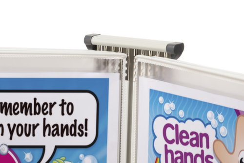 tarifold Antibacterieel systeem met displaypanelen STERIFOLD, met 10 zichtpanelen in DIN A4