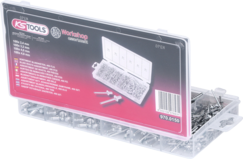 Assortiment blindklinknagels