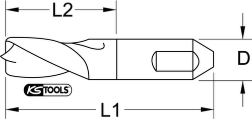 HSSE-TiCN puntlasboor