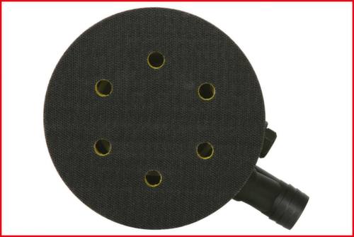 Grofschurende excenterschuurmachine op perslucht met stofafzuiging