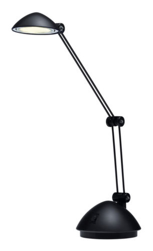 Hansa compacte LED-tafellamp Space, licht warmwit, zwart