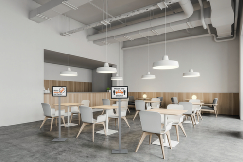 Durable Informatiestandaard INFO STAND BASIC, hoogte x breedte x diepte 1315 x 305 x 305 mm