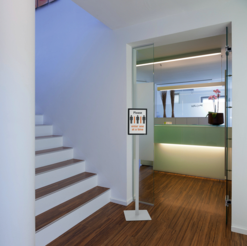 Durable Informatiestandaard INFO STAND BASIC, hoogte x breedte x diepte 1315 x 305 x 305 mm