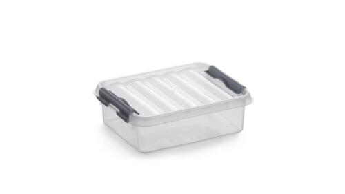 Opbergbox ECO, transparant, inhoud 1 l, deksel