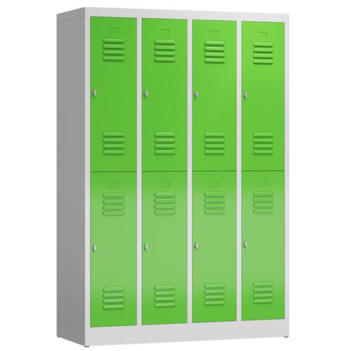 Dubbele garderobekast ClassiX, vakbreedte 295 mm