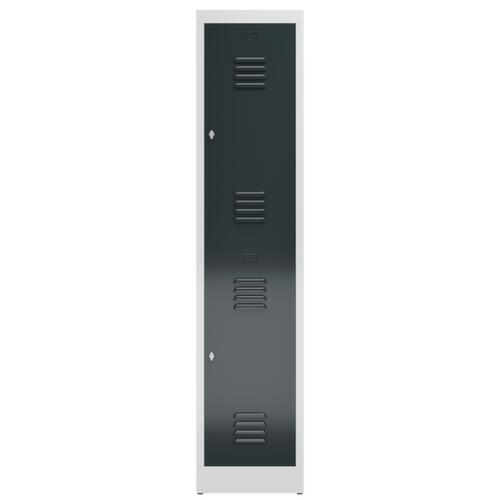 Dubbele garderobekast ClassiX, vakbreedte 400 mm