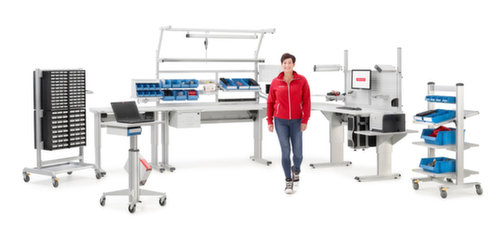 Treston Schuin legbord voor montagetafel, breedte x diepte 660 x 400 mm