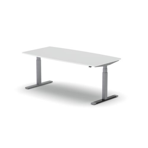 Nowy Styl Elektrisch in hoogte verstelbare vergadertafel eModel 3.0, breedte x diepte 1800 x 800 mm, plaat BI White