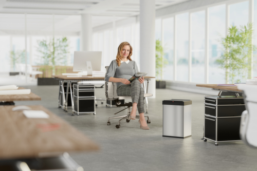 Hailo Afvalbak met zelfsluitende swingdeksel