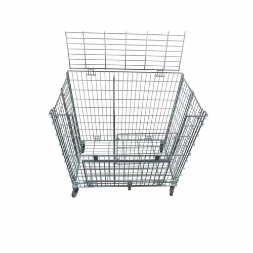 Vouwbare ballenwagen met laadklep aan de zijkant, draagvermogen 150 kg