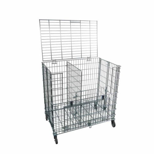 Vouwbare ballenwagen met laadklep aan de zijkant, draagvermogen 150 kg