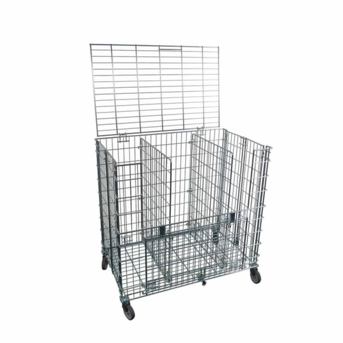 Vouwbare ballenwagen met laadklep aan de zijkant, draagvermogen 150 kg