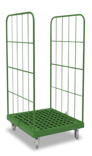 Gekleurde rolcontainer rolltainer® QP, draagvermogen 500 kg, lengte x breedte 815 x 724 mm