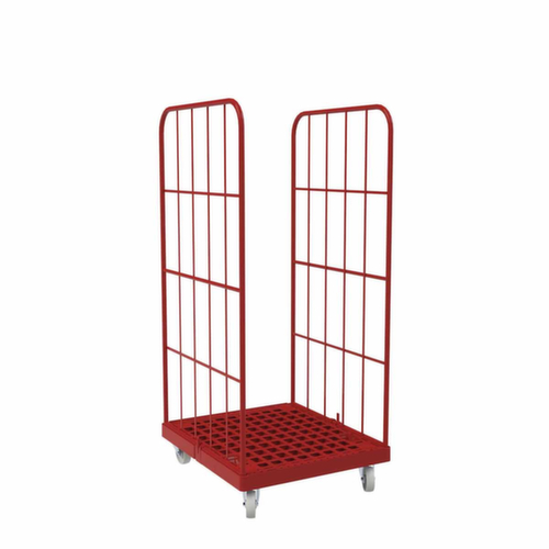 Gekleurde rolcontainer rolltainer® QP, draagvermogen 500 kg, lengte x breedte 815 x 724 mm