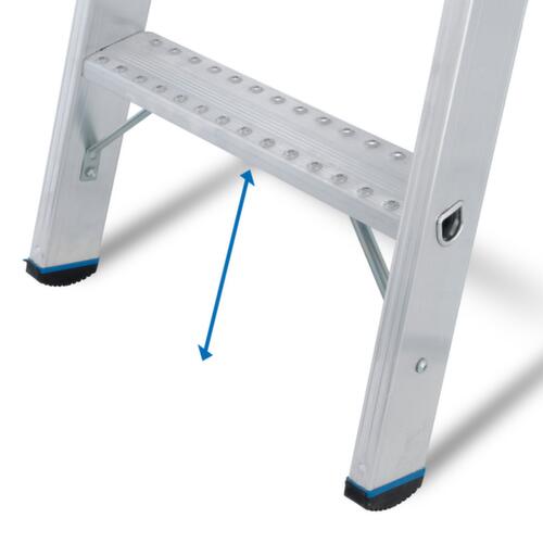 Krause Ladder STABILO® Professional, 12 treden met R13-laag