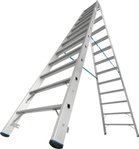 Krause dubbele ladder STABILO® Professional, 2 x 12 treden met R13-laag