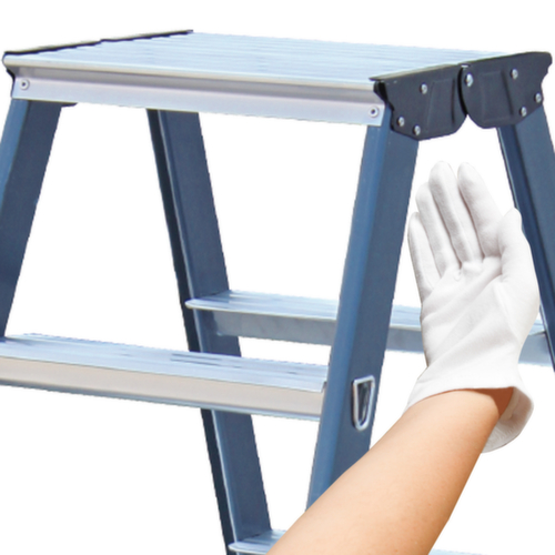 Krause Geëloxeerde dubbele ladder MONTO® SePro D®
