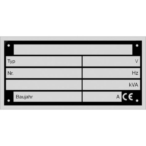 typeplaatje SafetyMarking®, "voor eigen tekst"