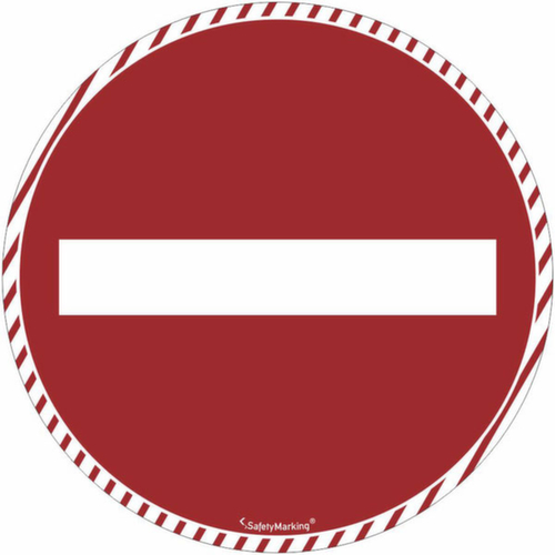 vloermarkeringssymbool SafetyMarking®, Doorgang verboden