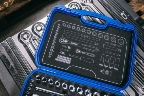 GEDORE 19 BMC 20 dopsleutelset 1/4"+1/2"