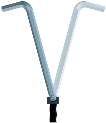 GEDORE H 42 KEL-88 Inbussleutelset XL Ballpoint in houder 8 stuks 2-10 mm