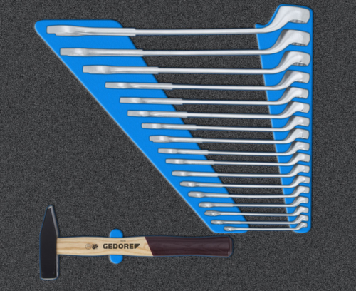 GEDORE WSL-M-TS-172 WORKSTER trolley met assortiment 172 stuks