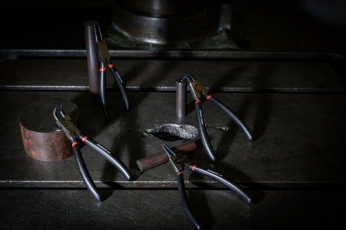 GEDORE R28002004 Borgveertangen set recht + haaks 90° 4 stuks