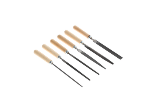 GEDORE R93000006 Sleutelvijlenset 177mm 6 stuks