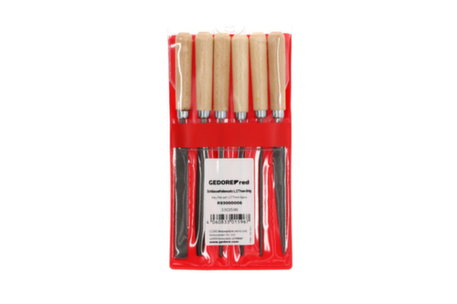 GEDORE R93000006 Sleutelvijlenset 177mm 6 stuks
