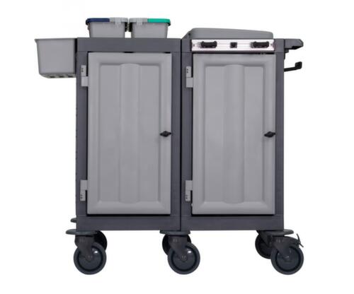 Gesloten reinigingswagen VariX, 4x6 l emmer